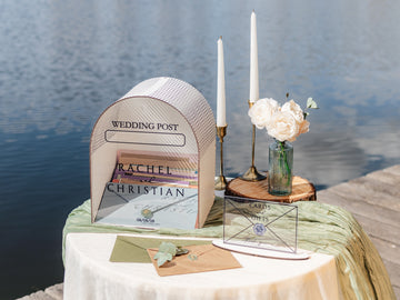 Wedding Post Card Box Wooden & Acrylic Reception Personalized Money Box for Cards 2b1Wedding Decor