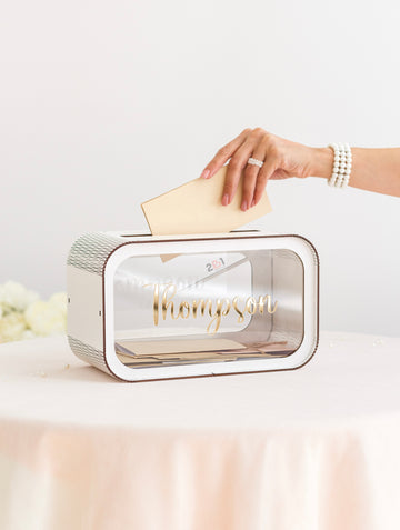 Custom Acrylic Wedding Card Box