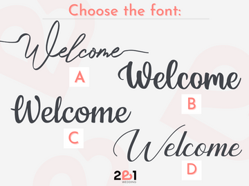 Wedding Welcome Sign