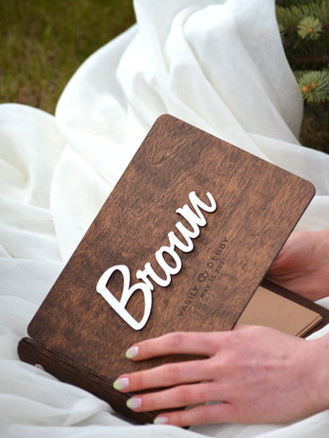 Custom Wedding Guest Book