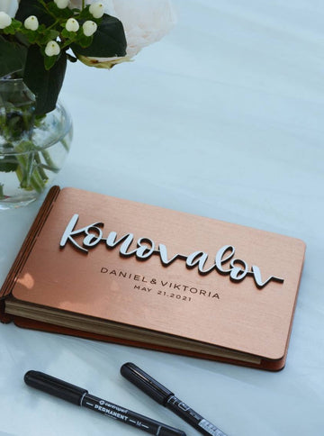 Custom Wedding Guest Book