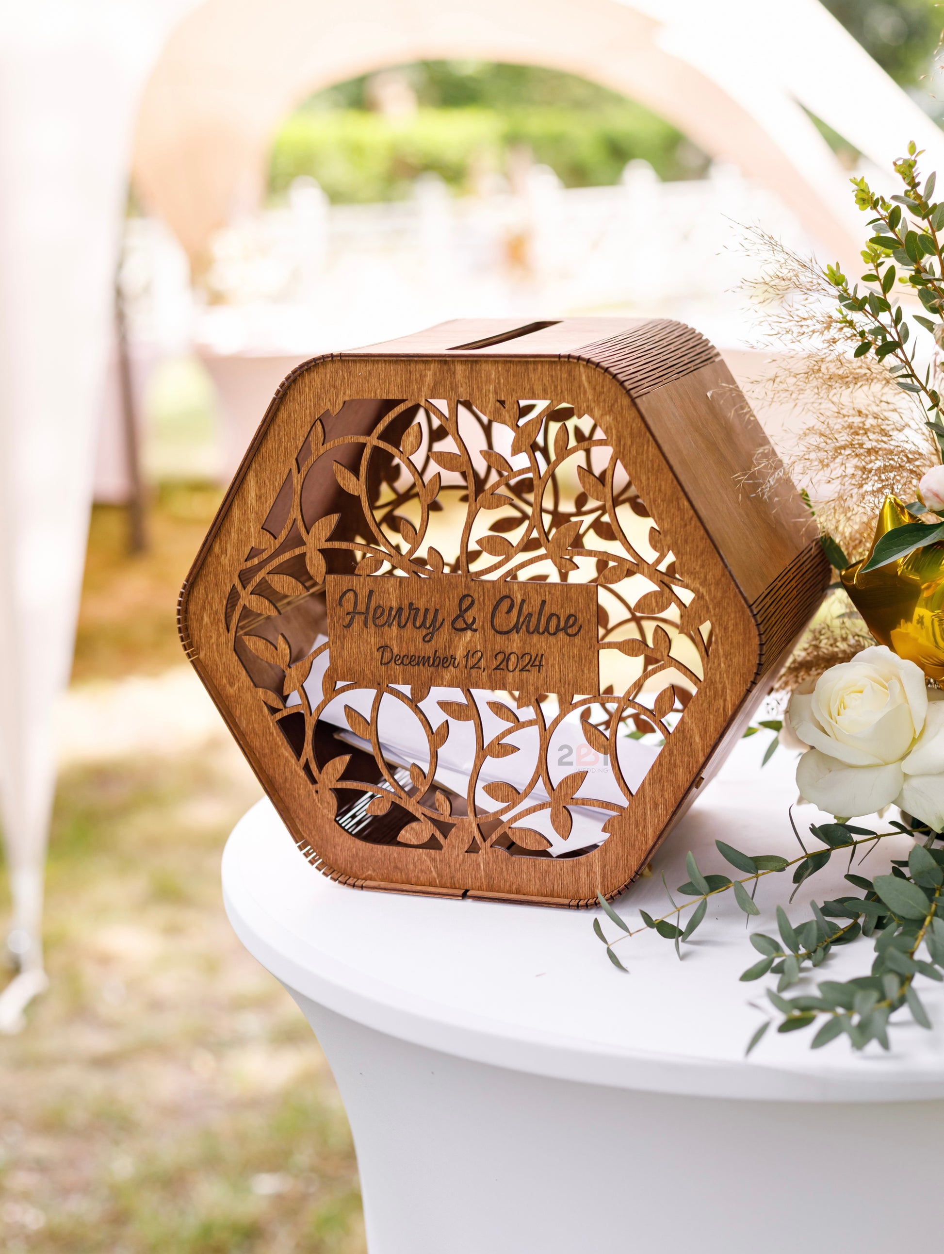 Custom Wedding Card Box - 2b1Wedding