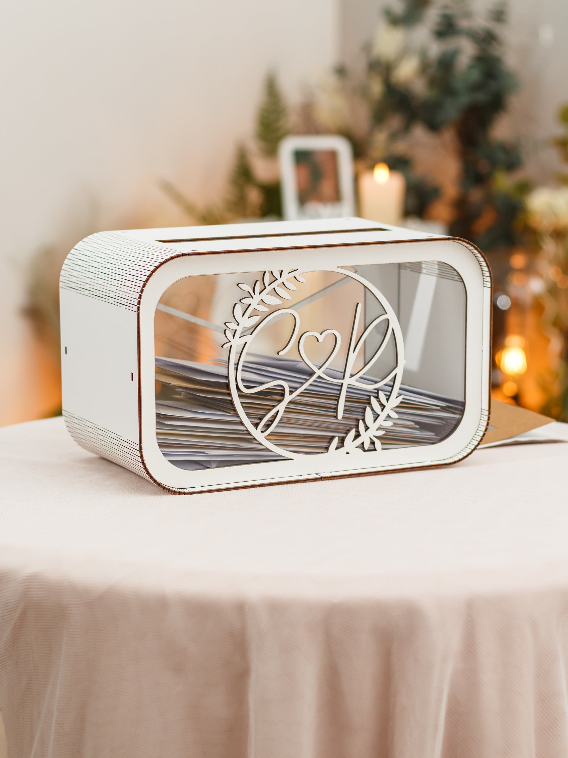 wedding money tree box Wedding Money Box - Handcraft custom