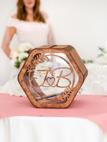 Wedding Card Box Hexagon